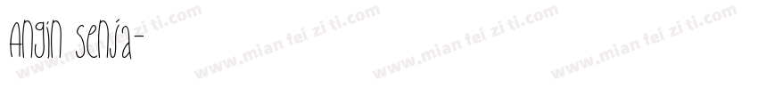 Angin senja字体转换
